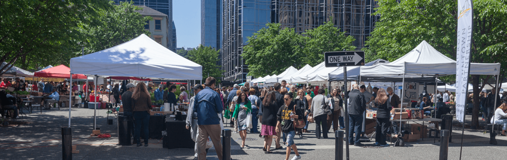 Market Square Farmers Market in Downtown Pittsburgh